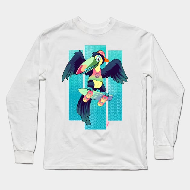 Who can? Toucan! Long Sleeve T-Shirt by DangerFox